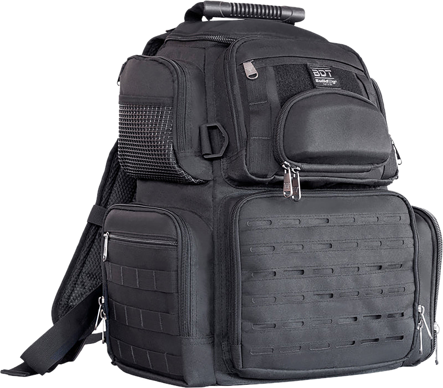 Bulldog BDT414B Black Medium Tactical Handgun Range Bag Backpack