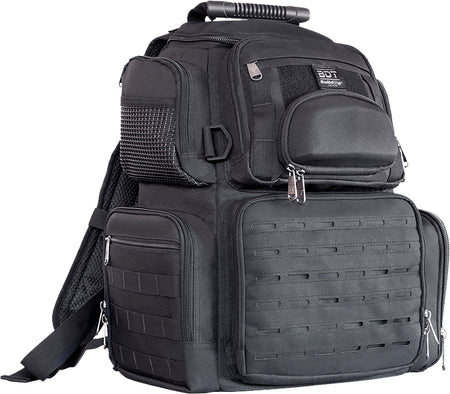 Bulldog BDT414B Black Medium Tactical Handgun Range Bag Backpack