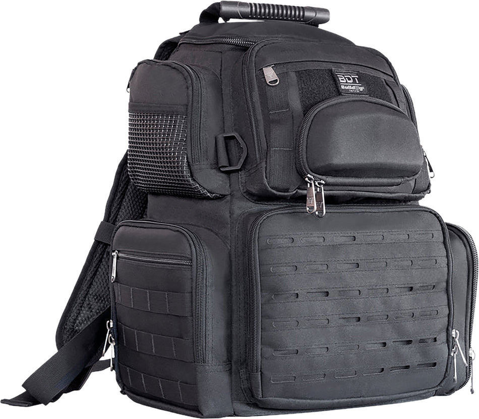 Bulldog BDT414B Black Medium Tactical Handgun Range Bag Backpack