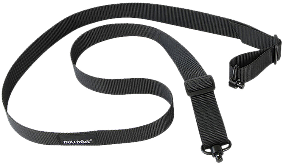 Bulldog BD830 Black Two Point Rifle Shotgun Sling with Deluxe Locking Swivels