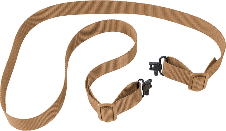 Bulldog BD831 Deluxe Locking Swivel Two Point Gun Sling - Tan