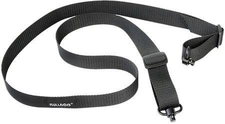 Bulldog BD832 Black Two-Point Deluxe Rifle Sling with QD Swivels