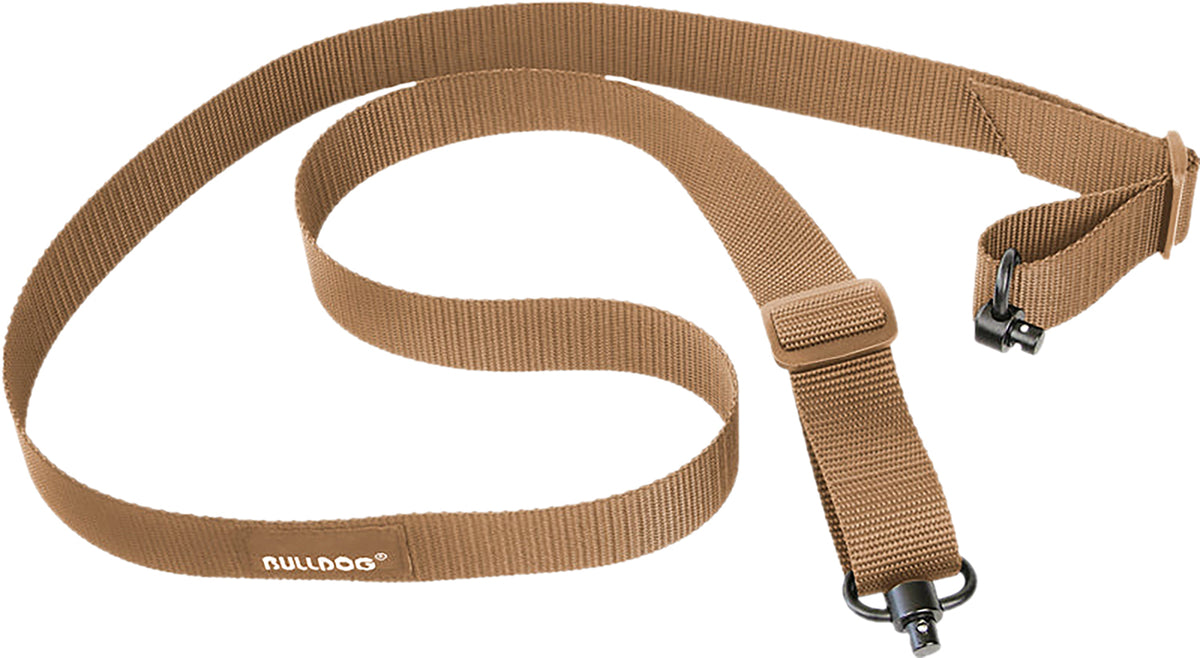 Bulldog BD833 Tan Two-Point Deluxe Rifle Sling