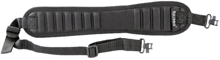 Bulldog BD837 Black Ribbed Rifle Sling with Locking Swivels