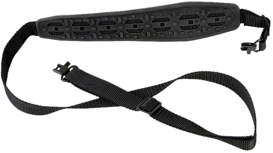 Bulldog BD839 Black Deluxe Rifle Sling with Armor Molded Locking Swivels
