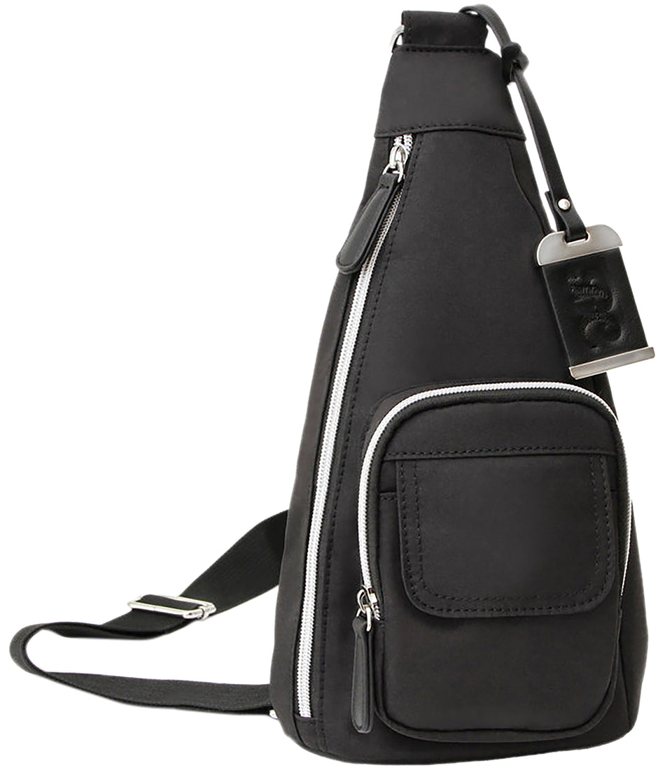 Bulldog Cases BDP-084 Sling Carry Bag with Pistol Holster, Black Polyurethane