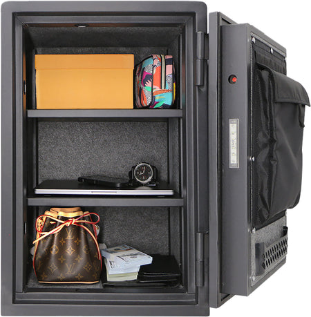 Bulldog BD1098F Digital Fire Safe Home/Office Programmable Keypad Black Steel 24x16x16 In