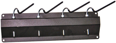 Berry's 52672 4-Gun Pistol Rack for Gun Safe Black Steel