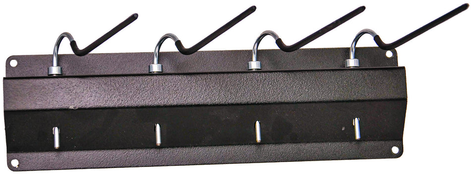Berry's 52672 4-Gun Pistol Rack for Gun Safe Black Steel