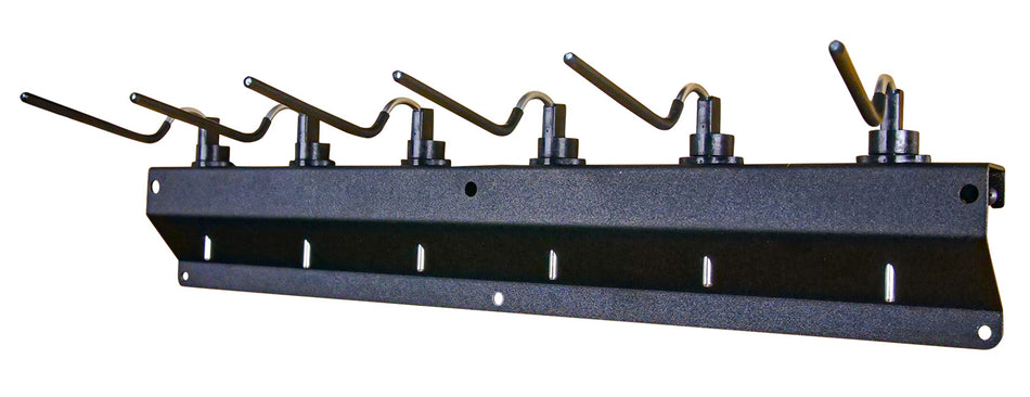 Berry's 65892 6-Gun Pistol Rack for Gun Safe Black Steel