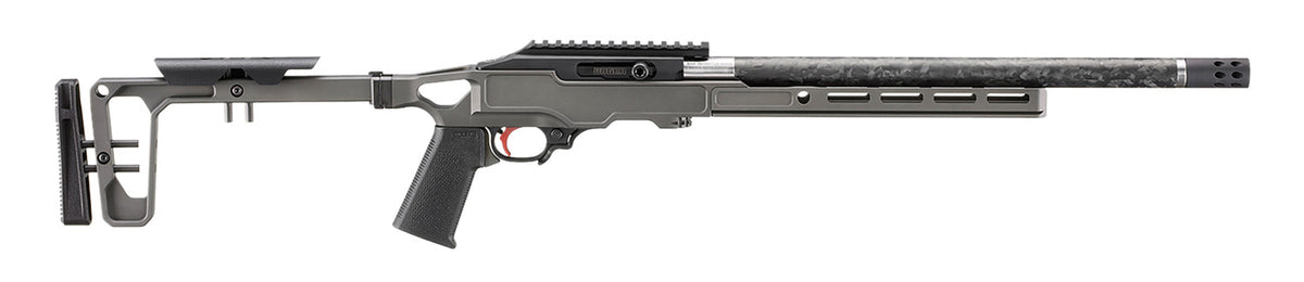 Ruger 31233 10/22 Carbon Fiber Sports South Exclusive Carbine .22LR 10+1 16.10in Satin Barrel, Gray ARCA/M-LOK Handguard, Birch Stock
