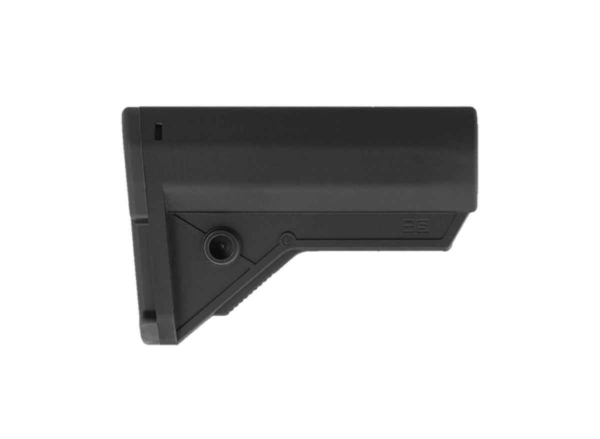 B5 Systems Sierra K Black Compact Buttstock for PDW and Compact Weapon Systems