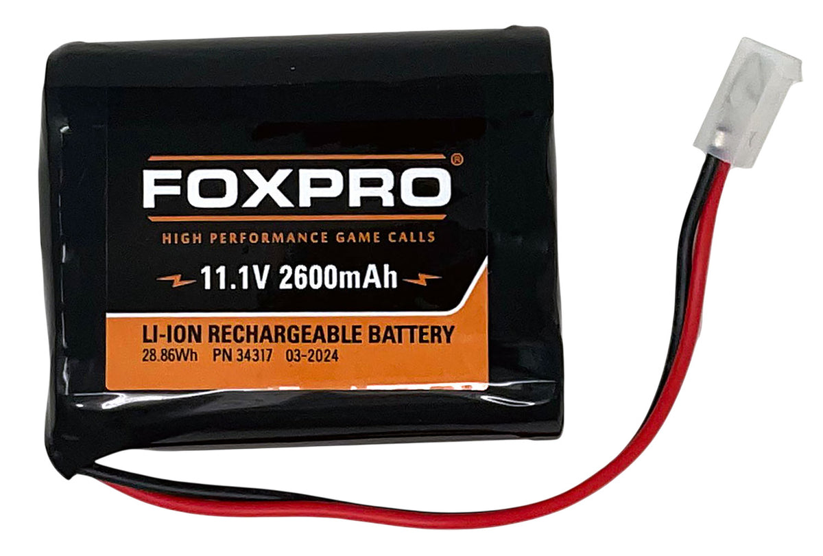 FoxPro LB2600 Rechargeable 2600mAh Lithium Battery for Hellcat Pro