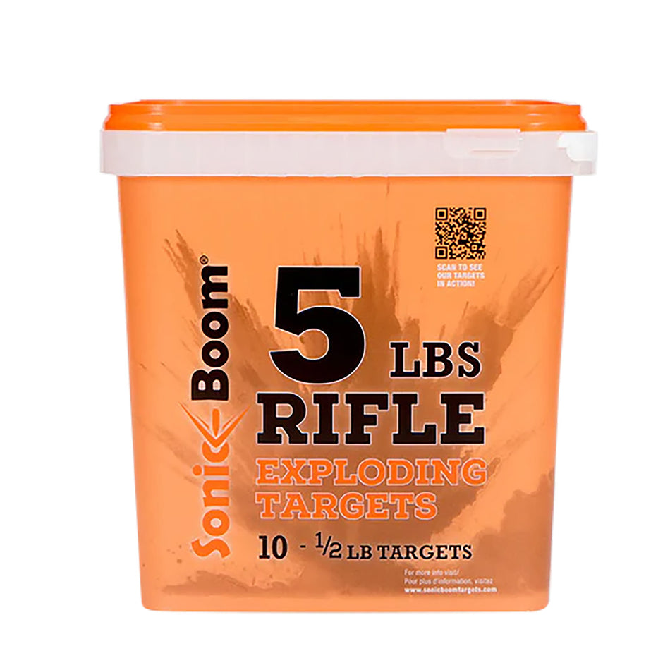 Sonic Boom Rifle Exploding Target Half-Pound Non-Hazardous Two-Part Mix 10-Pack