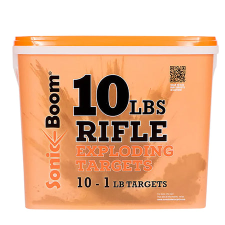 Sonic Boom Rifle Exploding Target 1 Pound Non-Hazardous Two-Part Mix 10-Pack