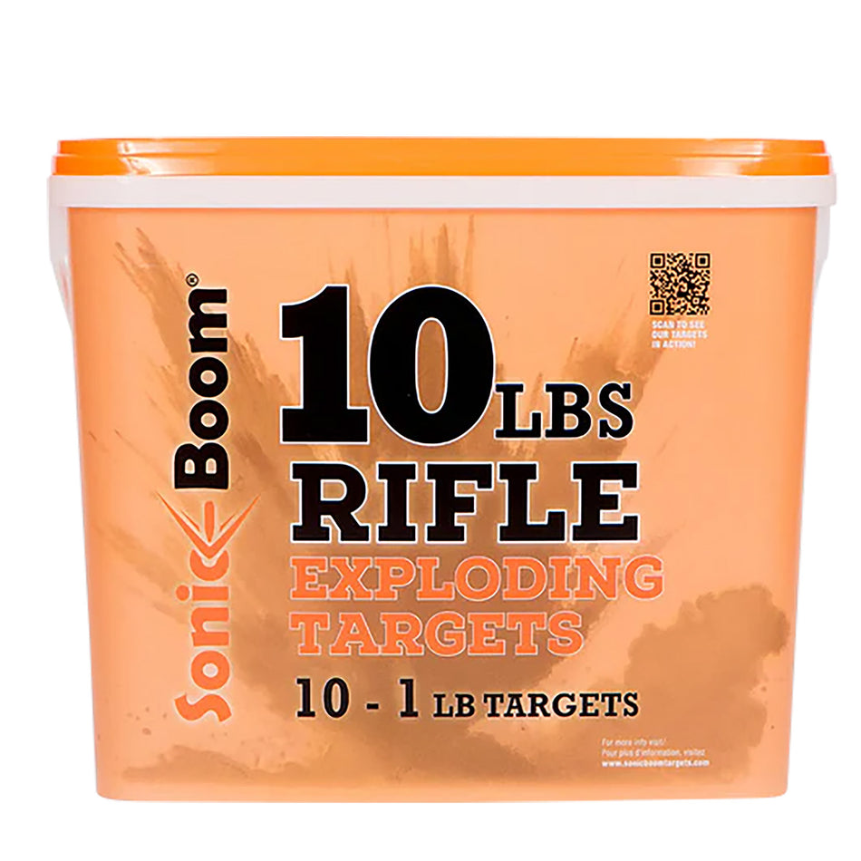 Sonic Boom Rifle Exploding Target 1 Pound Non-Hazardous Two-Part Mix 10-Pack