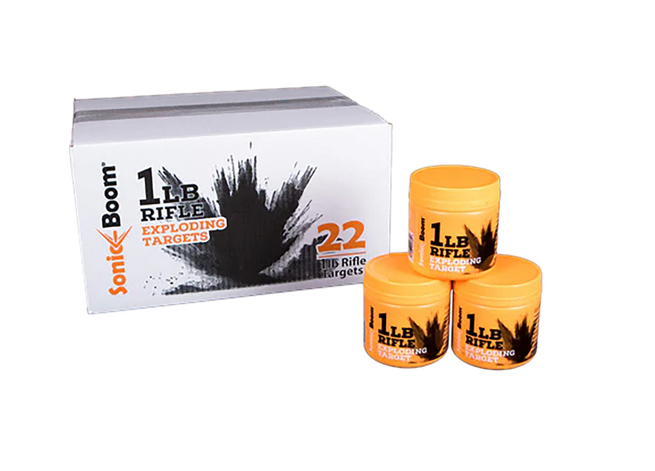 Sonic Boom Rifle Exploding Target 1 Pound Non-Hazardous Two-Part Mix 22-Pack