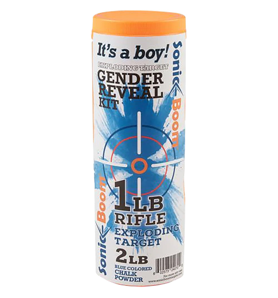 Sonic Boom SBTGRBOY Boy Gender Reveal Rifle Exploding Target Kit 1 Pound
