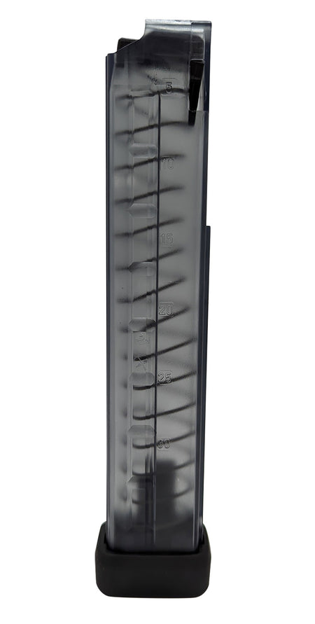 B&T Firearms BT30183N 9mm Luger 30-Round Mag Fits MP9/TP9/APC9/SPC9 Translucent Polymer