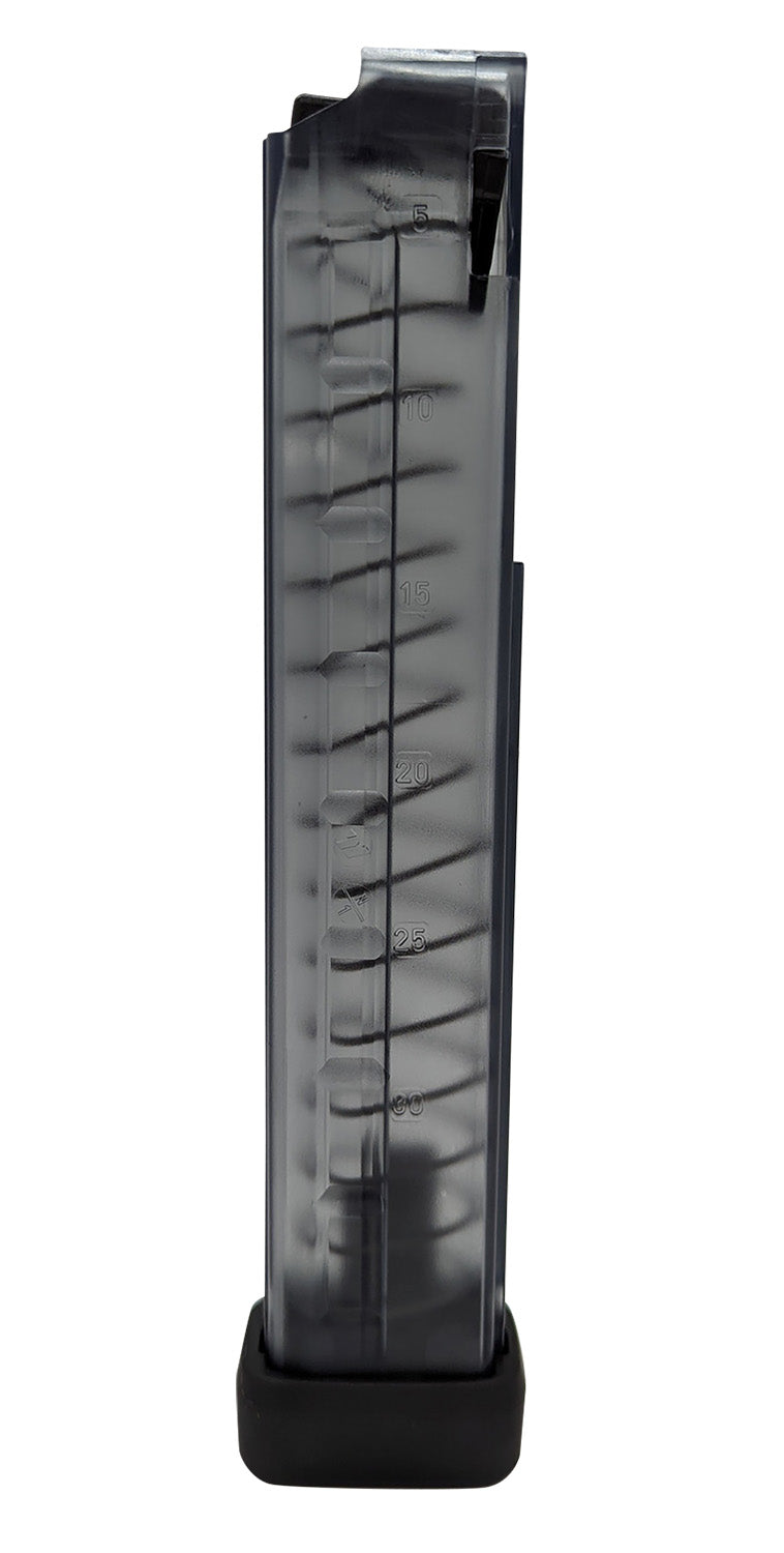 B&T Firearms BT30183N 9mm Luger 30-Round Mag Fits MP9/TP9/APC9/SPC9 Translucent Polymer