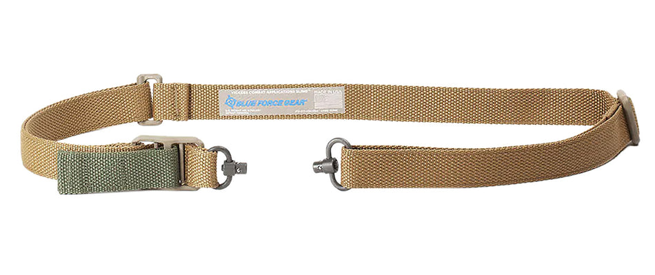 Blue Force Gear Vickers Push Button Rifle Sling Coyote Brown Cordura VCASPB100AACB
