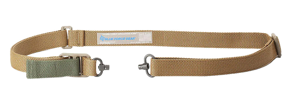 Blue Force Gear Vickers Padded Push Button Rifle Sling Coyote Brown 36 to 62 Inch VCASPB125AACB