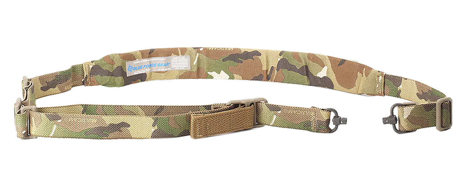 Blue Force Gear Vickers 221 Padded MultiCam Cordura 2-to-1 Point Rifle Sling 57 to 67 Inch
