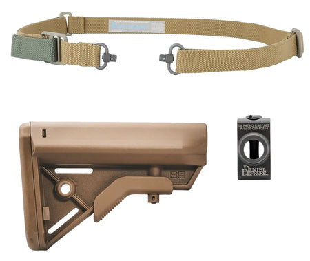 BFG KSP0088CB M4 Modern Combat Sling Kit in Coyote Brown with QD Hardware