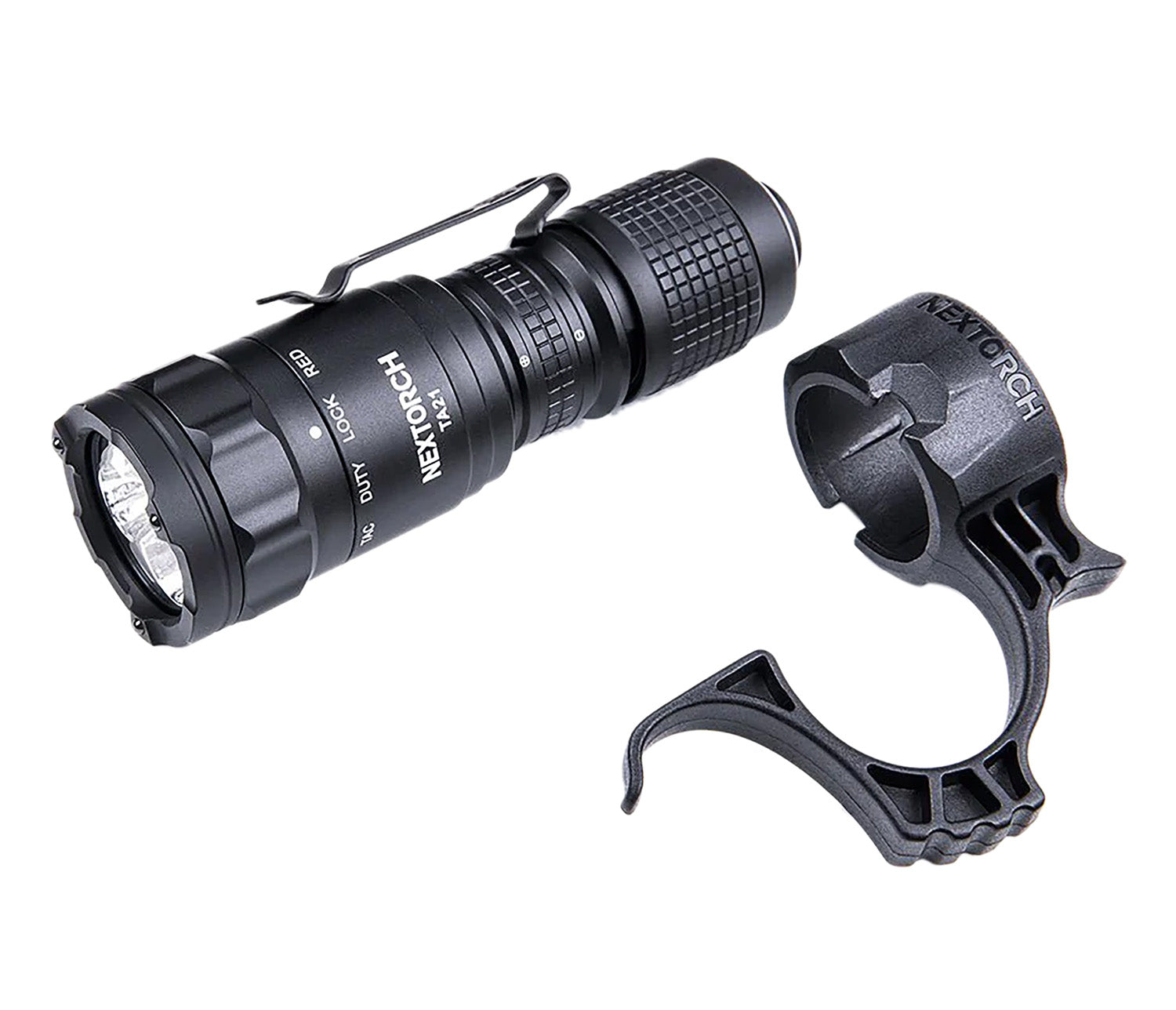 Nextorch TA21 1300 Lumen Tactical Flashlight with One-Step-Strobe
