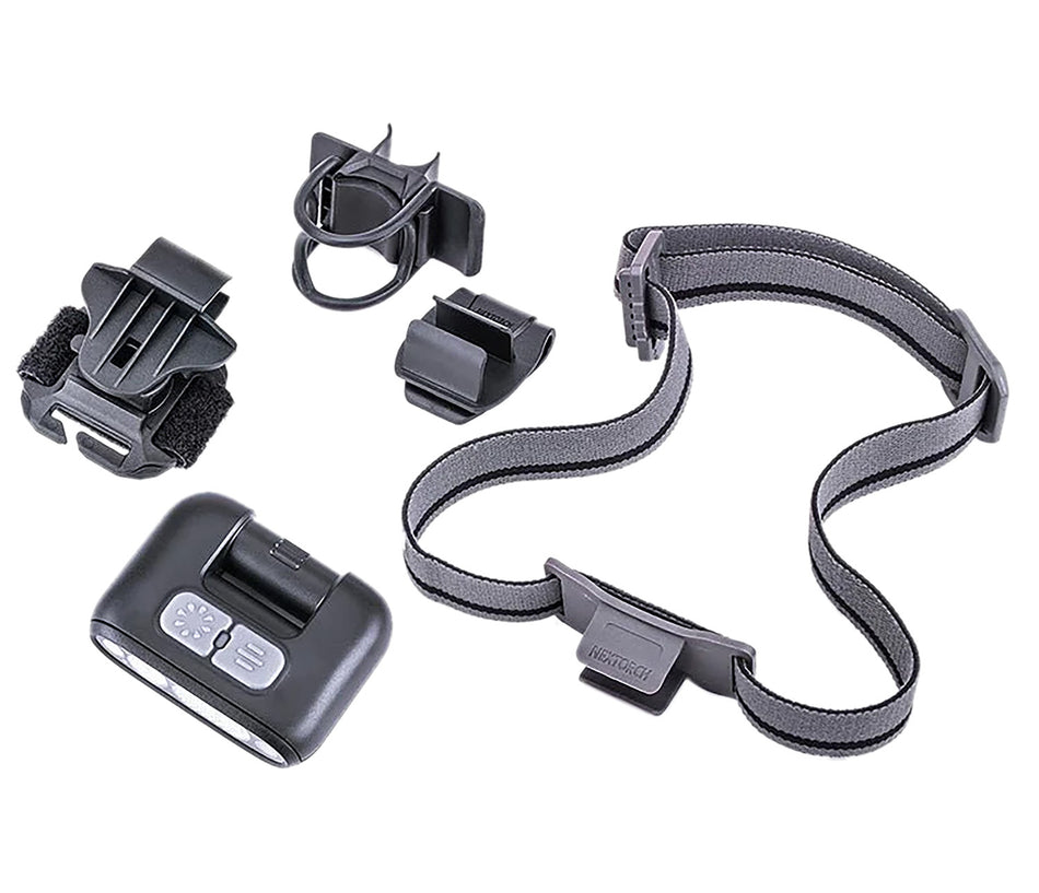 Nextorch Black Wearable Flashlight UT30 320 Lumens 55 Meters Hands-Free Cap Light