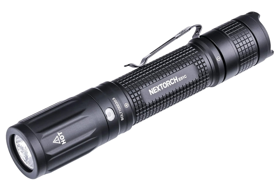 Nextorch Black EDC LED Flashlight 1600 Lumens Everyday Carry