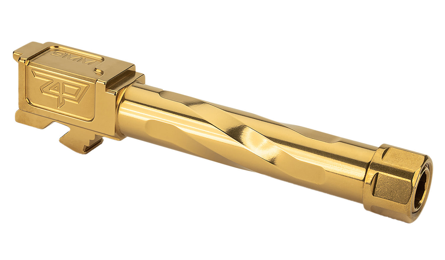 Zaffiri Precision ZP.19BTG G19 Drop-In Replacement Barrel 9mm Gold Finish 4.50" SS