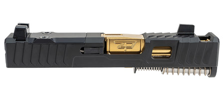 Zaffiri Precision ZPS.B.43.BLK.CU.2 ZPS.IBS Complete Upper Assembly Glock 43 Gold TiN Barrel
