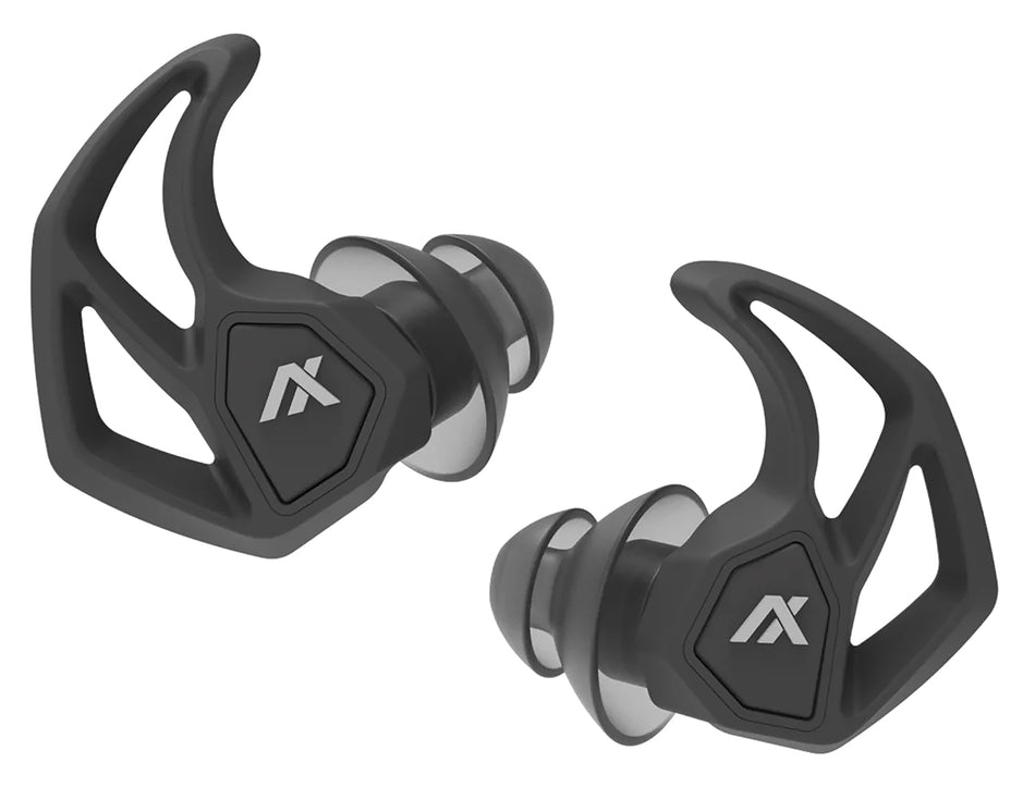 Axil X30i In-Ear Silicone Earplugs Charcoal 25 dB NRR