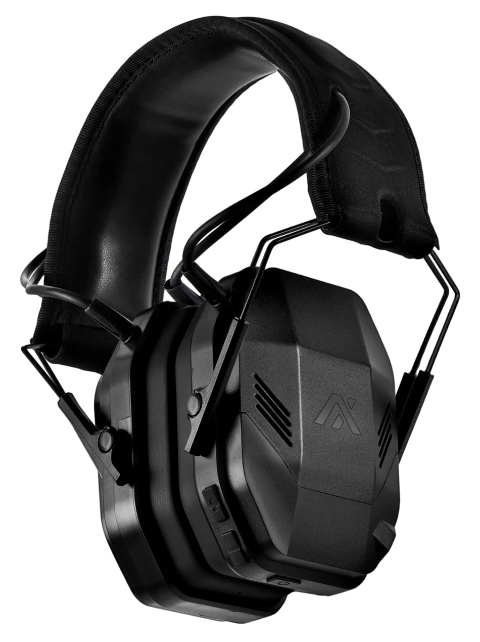 Axil MX Pro 30dB Over-Head Electronic Earmuffs Black with Bluetooth 5.3