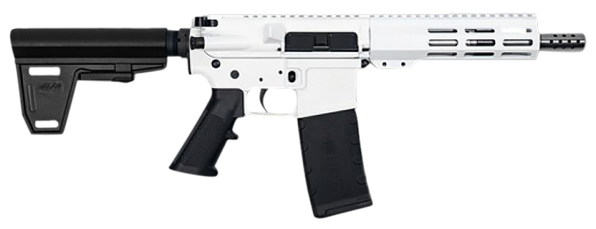 Great Lakes Firearms GL15223SSPB WHT/SS, .223 Wylde, 7.5" Stainless Barrel, White Finish