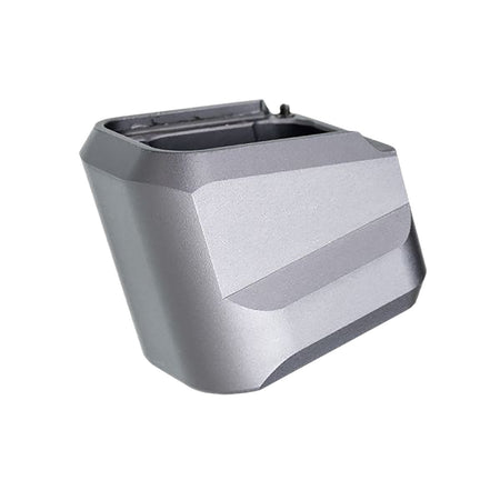 Tyrant CNC Grey Aluminum +5 Magazine Extension Fits H&K VP9/VP40/VP30