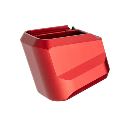 Tyrant CNC Red Aluminum +5 Magazine Extension Fits H&K VP9/VP40/VP30