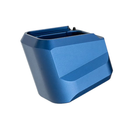 Tyrant CNC Blue Aluminum +5 Magazine Extension Fits H&K VP9/VP40/VP30