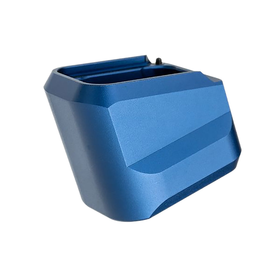 Tyrant CNC Blue Aluminum +5 Magazine Extension Fits H&K VP9/VP40/VP30