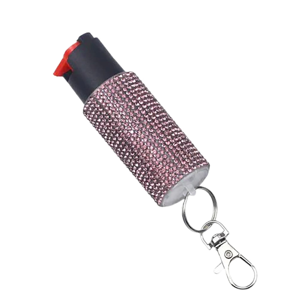 PSP Eliminator Pink Keychain Pepper Spray 0.5 oz
