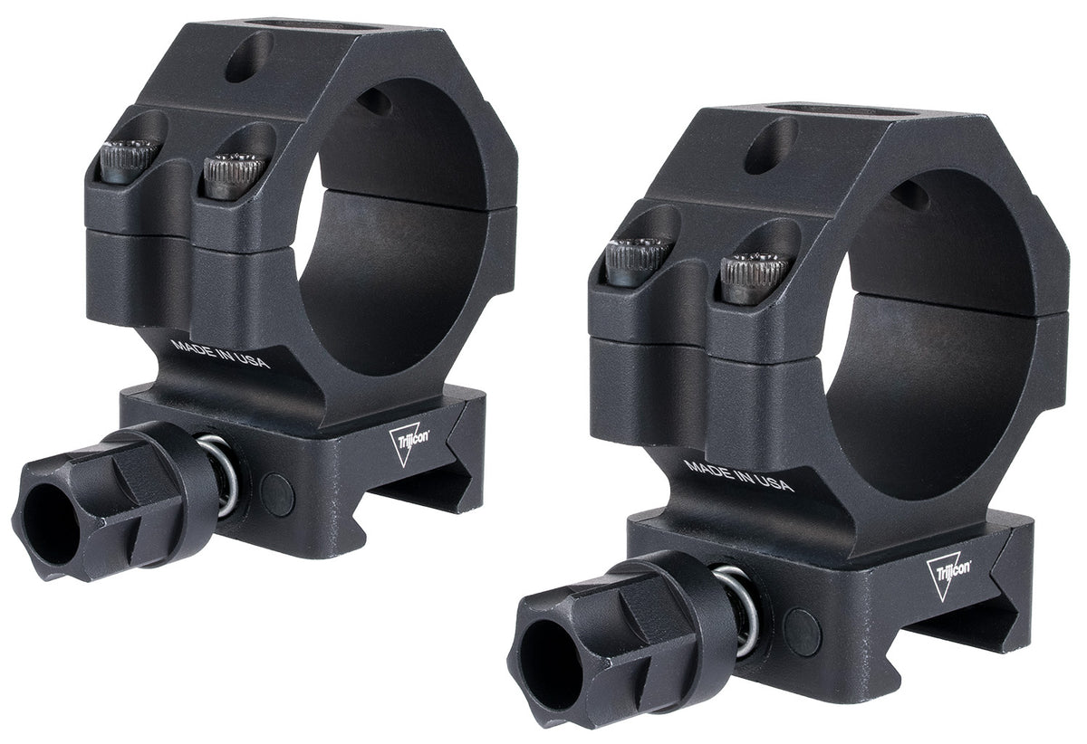 Trijicon AC22065 Scope Rings with Q-LOC Technology 30mm Medium Matte Black Aluminum