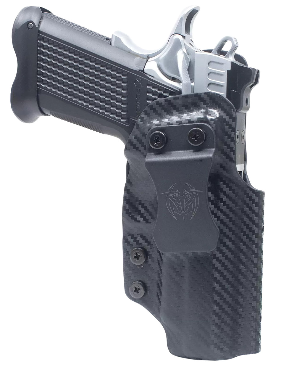 Fusion Firearms QUFUSXPRH XP Pro Versatile IWB/OWB Boltaron Holster Black Right Hand