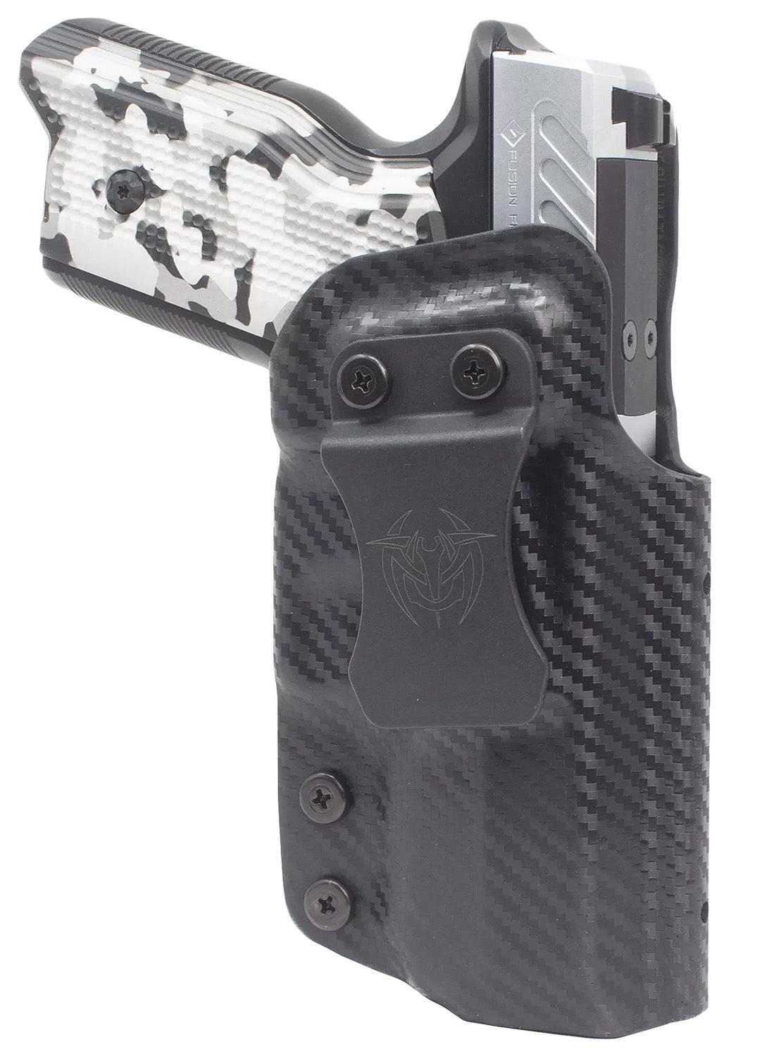 Fusion Firearms QUFUSXFRH XF Pro Versatile IWB/OWB Boltaron Holster Black Right Hand