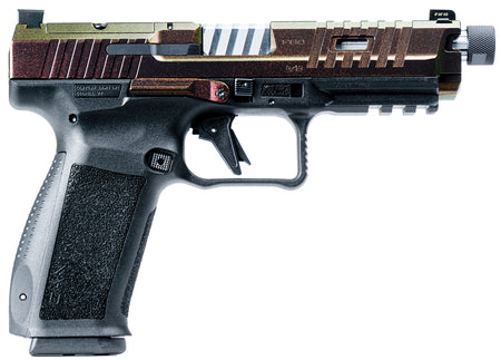 Canik Mete SFT Pro 9mm Pistol, 5" Barrel, 18-Round, Razorback/Black