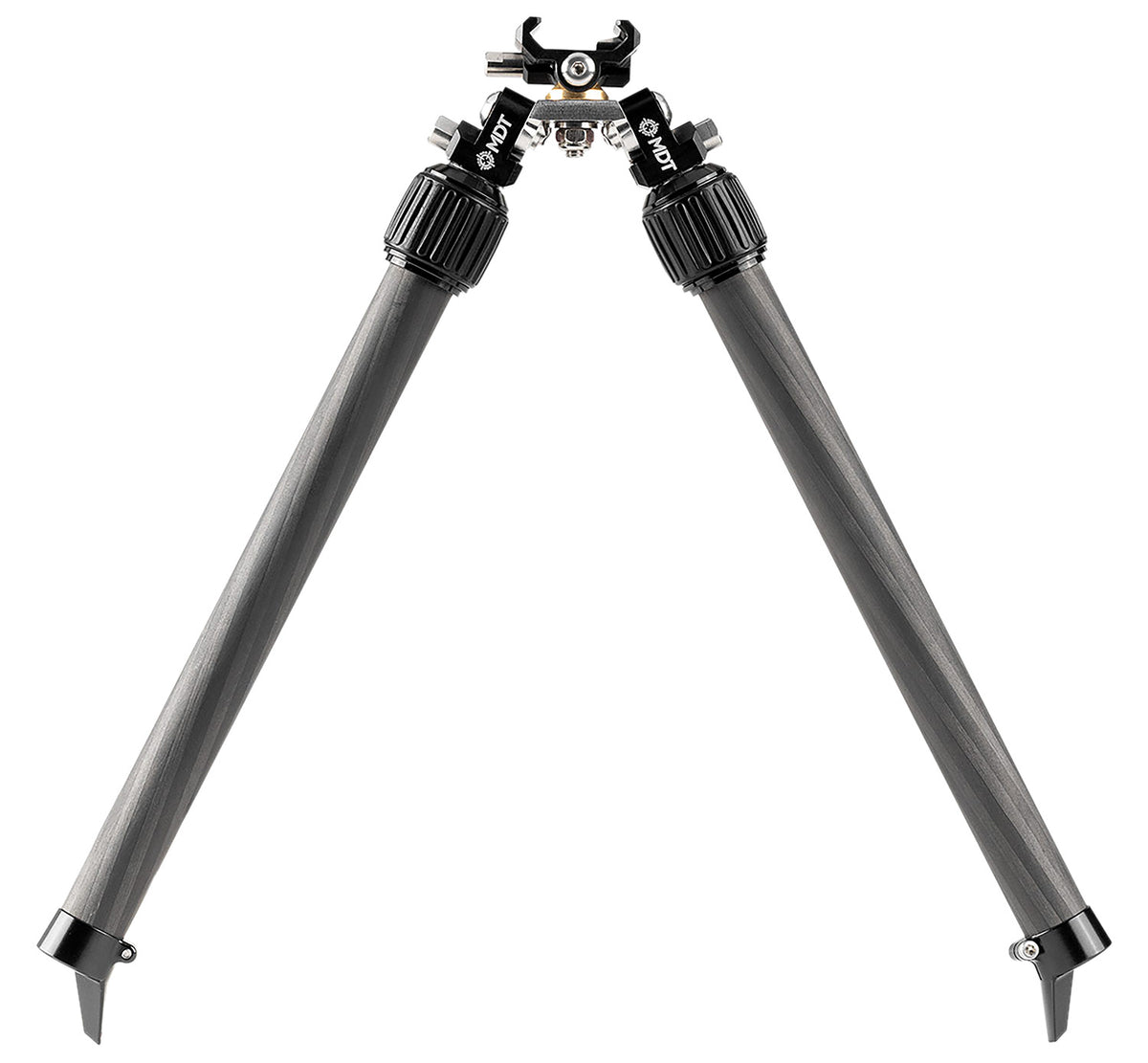 MDT 114770BLK BackCountry Bipod Black Carbon Fiber Aluminum 7.50 to 14.30 Inch