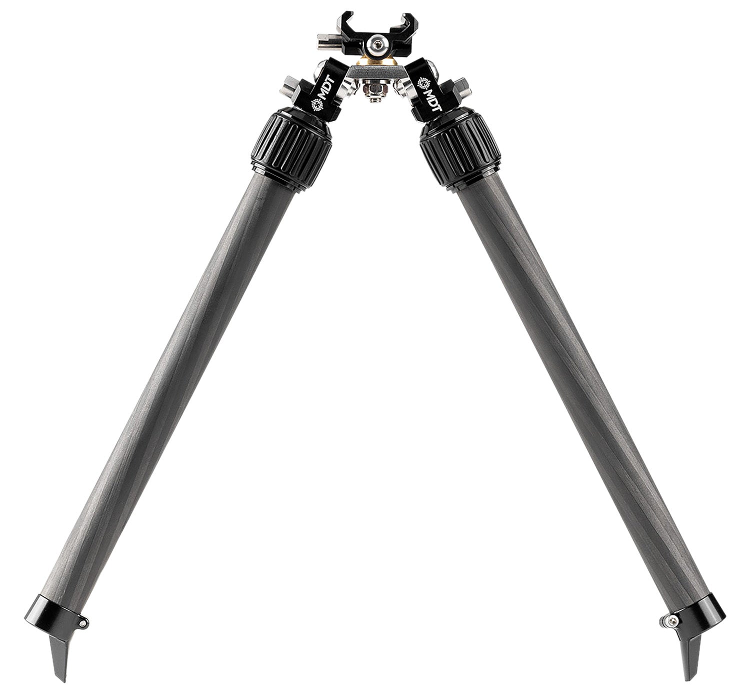 MDT 114770BLK BackCountry Bipod Black Carbon Fiber Aluminum 7.50 to 14.30 Inch