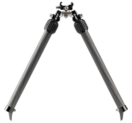 MDT 114770BLK BackCountry Bipod Black Carbon Fiber Aluminum 7.50 to 14.30 Inch