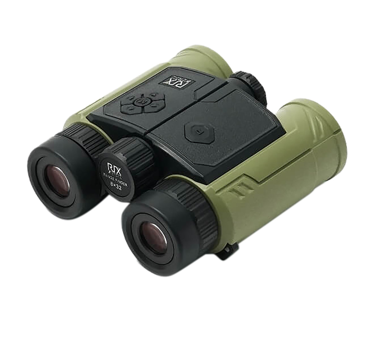 Rix Optics MK-R3000 8x32 Rangefinding Binocular Black/Green
