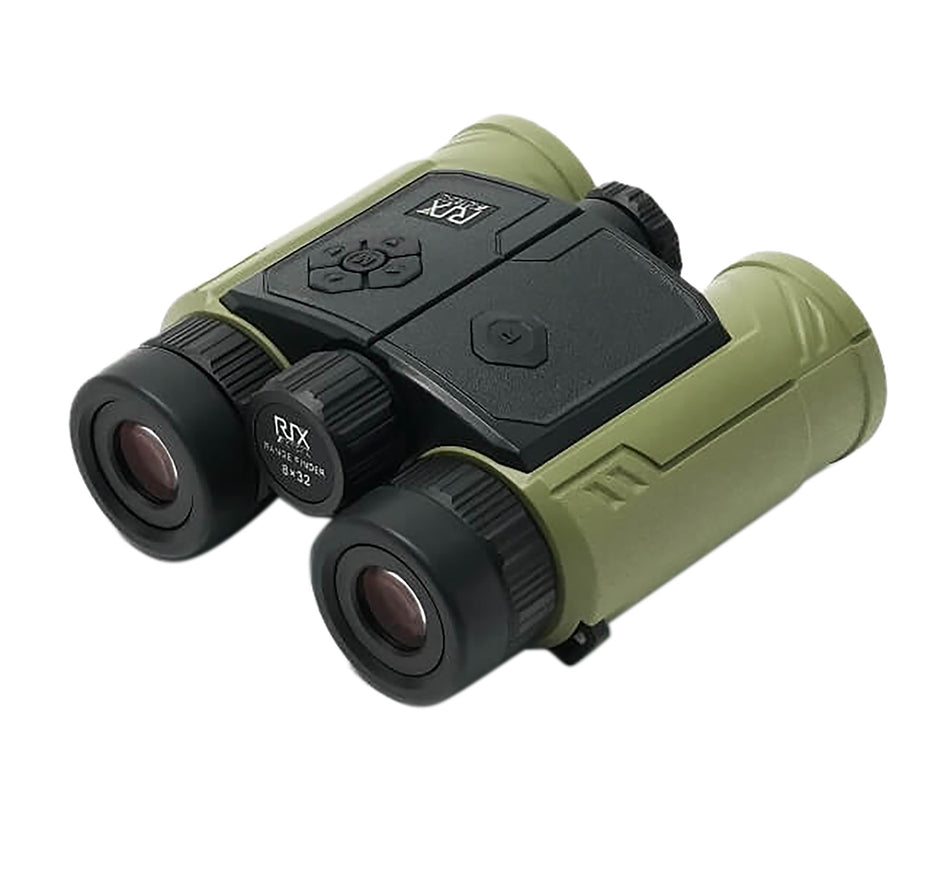 Rix Optics MK-R3000 8x32 Rangefinding Binocular Black/Green